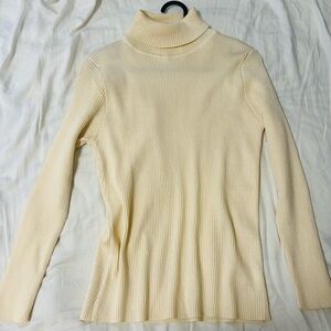Jon & Anna ribbed turtleneck sweater (cream / off-white) NWT
